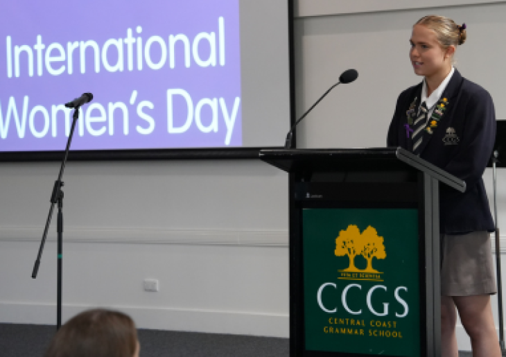  students give inspiring speech as part of International Women's Day